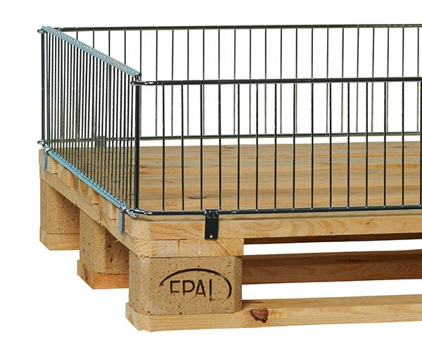 Wire pallet collar