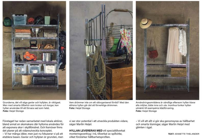 Heijel Storage uppmärksammas i Finnveden.nu! 