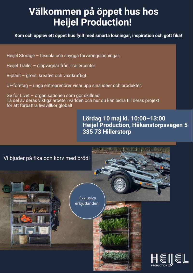 Välkommen på öppet hus hos Heijel Production!